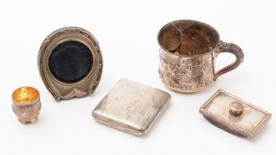 Lot 339 - Small silver items