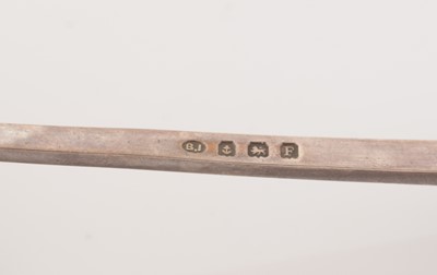 Lot 126 - A George V silver pickle fork and pickle spoon