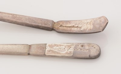 Lot 126 - A George V silver pickle fork and pickle spoon