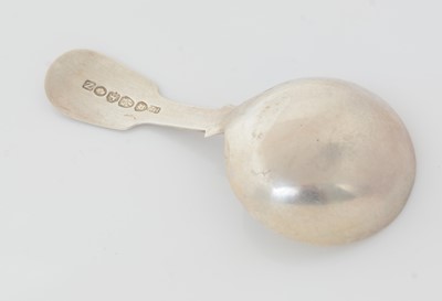 Lot 190 - An early Victorian silver provincial caddy spoon