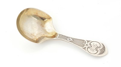 Lot 225 - A Victorian silver caddy spoon