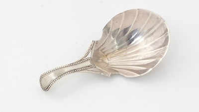 Lot 228 - A George III silver caddy spoon