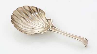 Lot 237 - A George III silver provincial caddy spoon