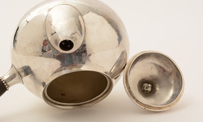 Lot 105 - A mid-20th Century Danish silver teapot