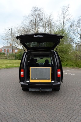 Lot 610 - A 2014 Volkswagen Caddy Maxi disability wheelchair-accessible motor car.