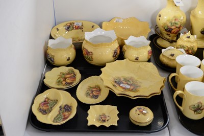 Lot 274 - A collection of Aynsley ‘Orchard Gold’ decorative ceramic wares.
