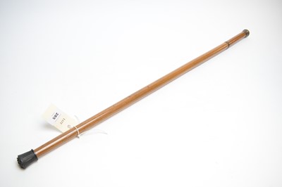 Lot 285 - A mid-20th Century drinking walking cane.