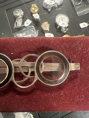 Lot 179 - A pair of late 18th Century silver Martin's Margins eyeglasses or spectacles