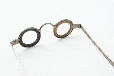 Lot 179 - A pair of late 18th Century silver Martin's Margins eyeglasses or spectacles