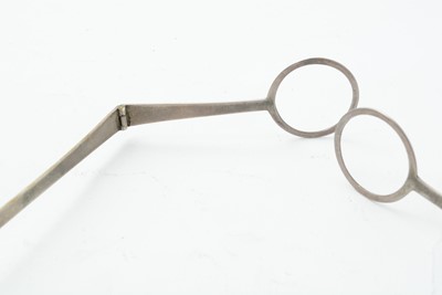 Lot 179 - A pair of late 18th Century silver Martin's Margins eyeglasses or spectacles