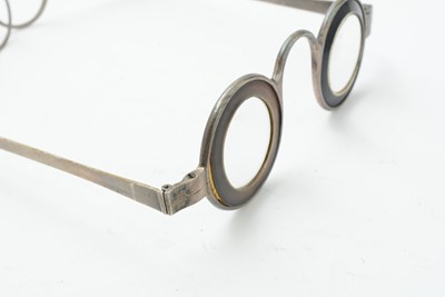 Lot 179 - A pair of late 18th Century silver Martin's Margins eyeglasses or spectacles