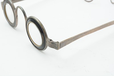 Lot 179 - A pair of late 18th Century silver Martin's Margins eyeglasses or spectacles