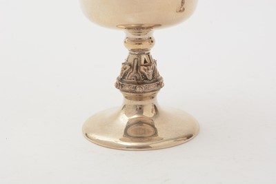 Lot 16 - A pair of Elizabeth II silver wire goblets