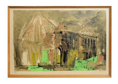 Lot 124 - John Piper - Whithorn Abbey | limited edition screenprint