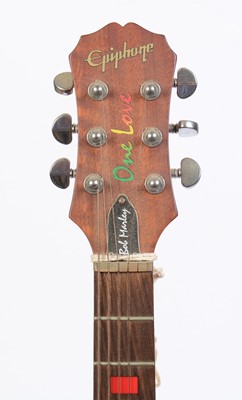 Lot 116 - A limited edition "Bob Marley" electric guitar by Epiphone
