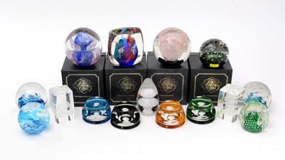 Lot 812 - Four Baccarat paperweights and other various paperweights.