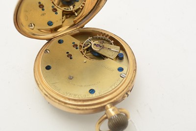 Lot 575 - Reid & Sons, Newcastle upon Tyne: an 18ct yellow gold-cased open faced pocket watch