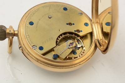 Lot 575 - Reid & Sons, Newcastle upon Tyne: an 18ct yellow gold-cased open faced pocket watch