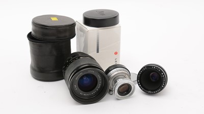 Lot 158 - Three Leica lenses