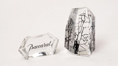Lot 854 - Baccarat, France, an art glass ornament