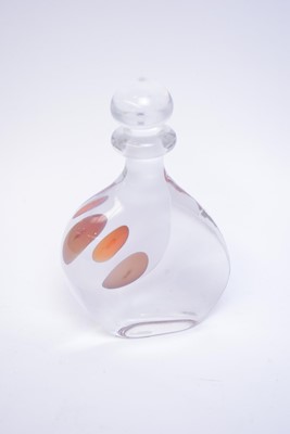 Lot 875 - A selection of Studio glass scent bottles and a vase