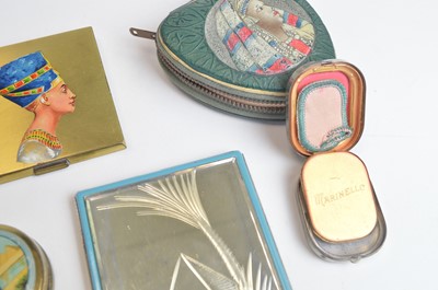 Lot 37 - Early 20th Century and later "Egyptomania" powder compacts