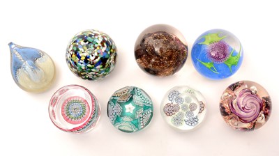 Lot 890 - Paperweights by Selkirk and Edinburgh