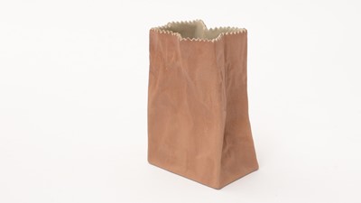 Lot 799 - Tapio Wirkkala for Rosenthal Studio-Linie: paper bag pattern vase
