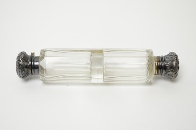 Lot 148 - Three 19th Century cut-glass double-ended scent bottles