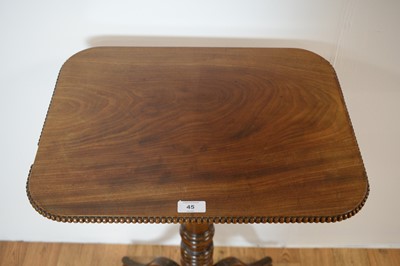 Lot 45 - An 19th Century mahogany occasional table