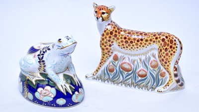 Lot 805 - Two Royal Crown Derby paperweights