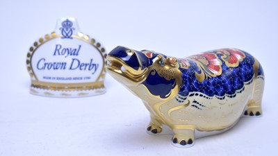 Lot 806 - Two Royal Crown Derby paperweights