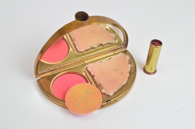 Lot 77 - A 1942 Coty iconic "Flying Colours" triple vanity case