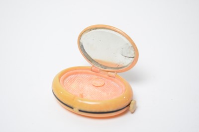Lot 59 - Novelty powder compacts made from unconventional materials
