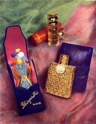 Lot 162 - Schiaparelli fragrances from the 1940s and later, including "Shocking" in Mae West glass bottle