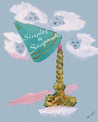 Lot 166 - A rare 1940 Schiaparelli perfume novelty "Sleeping" influenced by Surrealist Man Ray