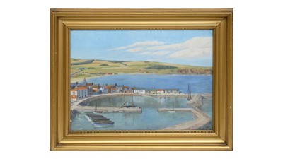 Lot 1108 - Attributed to Sir Walter Westley Russell - Harbour View | oil