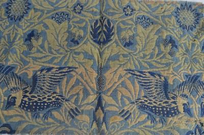 Lot 238 - 1870s William Morris for Morris & Co Arts and Crafts woven Kidderminster carpet fabric