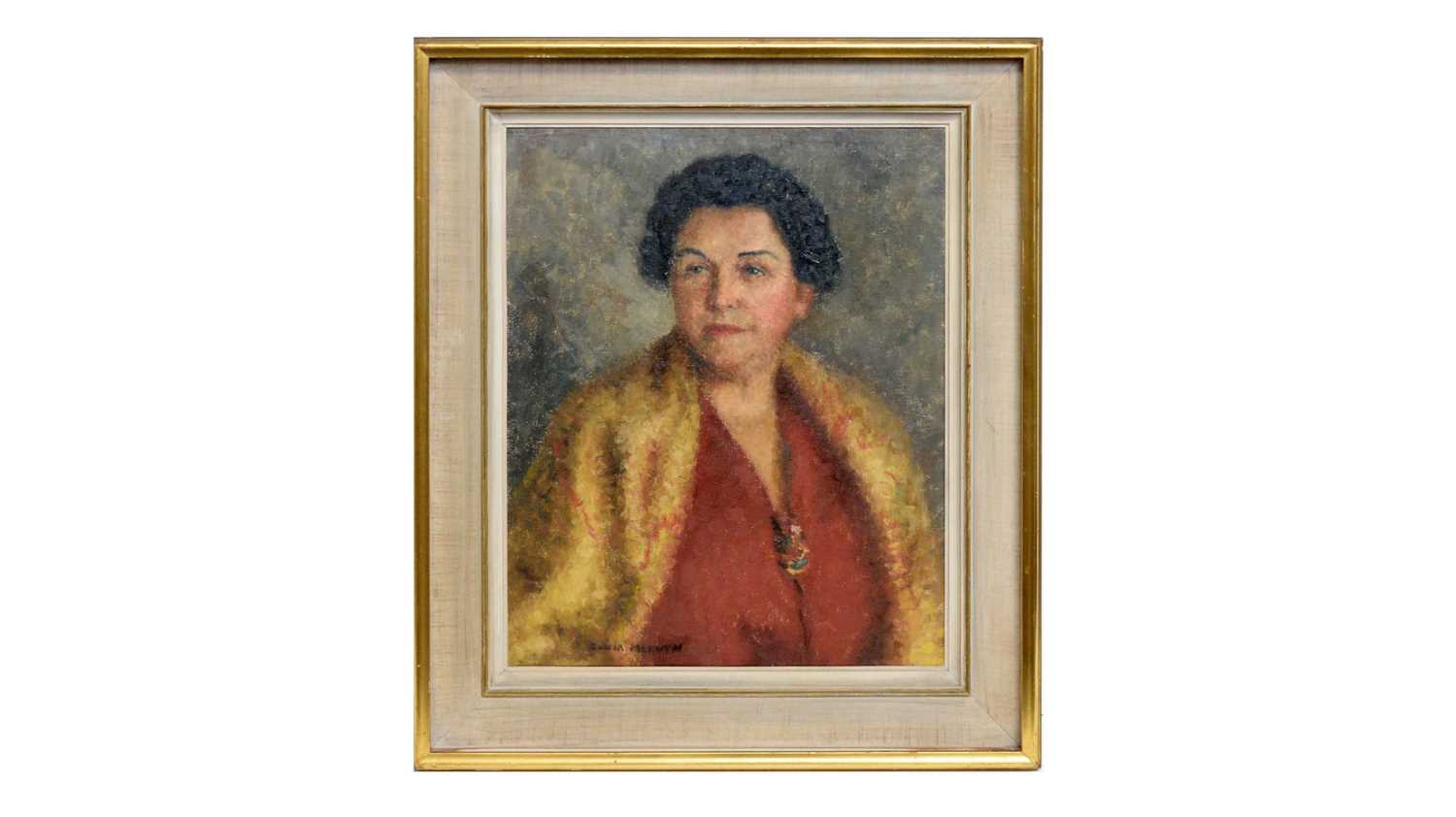 Lot 649 - Sonia Mervyn - Portrait of Lady Ropner | oil