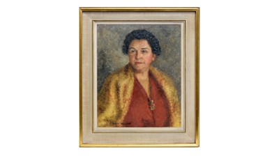 Lot 649 - Sonia Mervyn - Portrait of Lady Ropner | oil