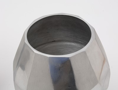 Lot 134 - Pair of BoConcept Aluminium vases