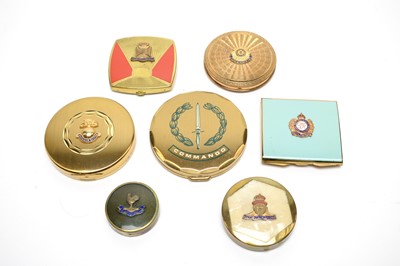 Lot 99 - A collection of inter-War and Second World War British military compacts