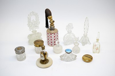 Lot 197 - Victorian and later glass perfume bottles