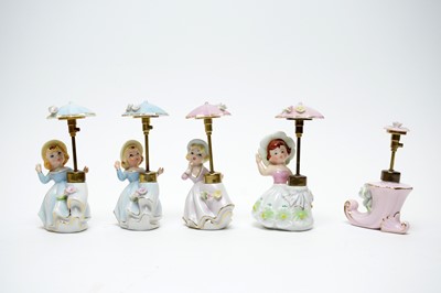Lot 199 - 1950s kitsch novelty perfume atomizers
