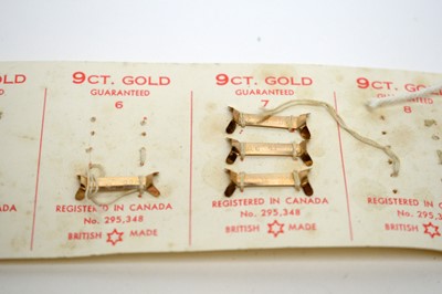 Lot 91 - Five 9ct yellow gold rings and other items.