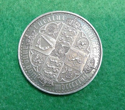 Lot 553 - The Four Faces of Queen Victoria silver crown set