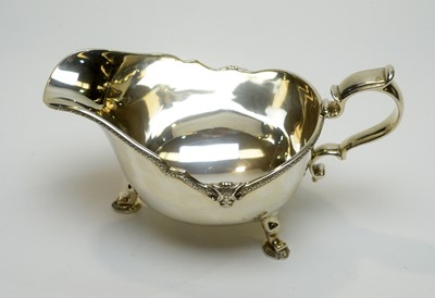 Lot 230 - A silver sauce boat, by Northern Goldsmiths Co