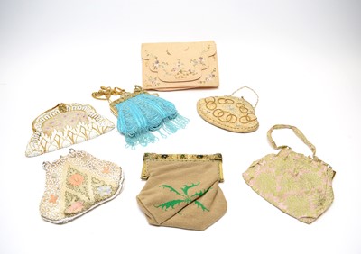 Lot 214 - 1930s "Romantic Revival" period beaded and embroidered evening bags