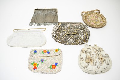 Lot 215 - 1930s and later beadwork evening bags