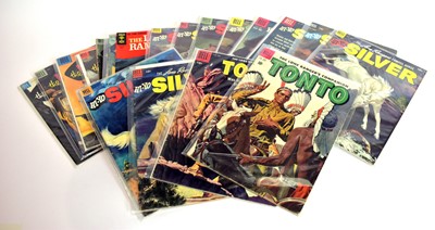Lot 198 - Lone Ranger and related titles by Dell Comics.